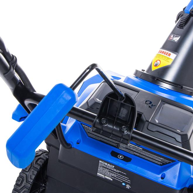 Kobalt 40V snow blower detail
