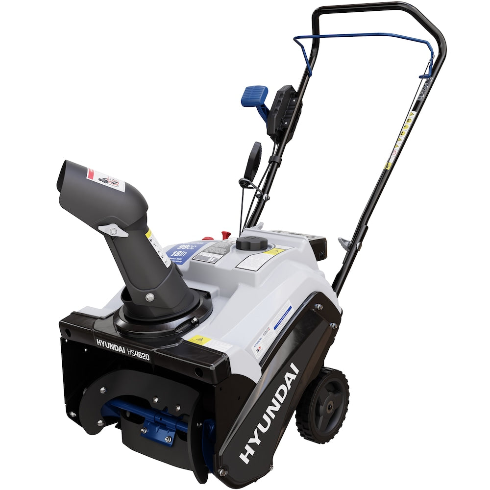 Hyundai 18 in. 99cc single-stage gas snow blower